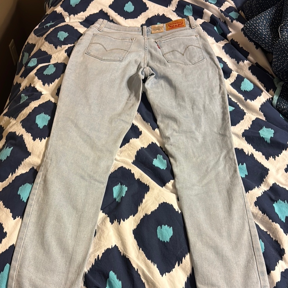 Levi's Light Blue Skinny Jeans- 712 High Rise Skinny